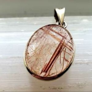 Rutilated Quartz Pendant